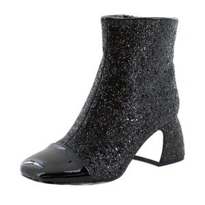 Circus by Sam Edelman Sparkly Black Ankle Booties